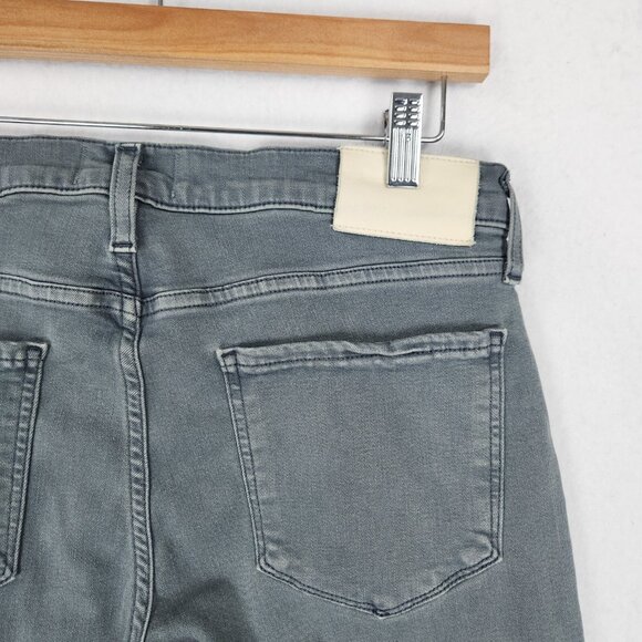 Paige Jeans Mens 30X31 Gray Lennox Transcend Slim Straight Stretch Casual Denim - Picture 8 of 12